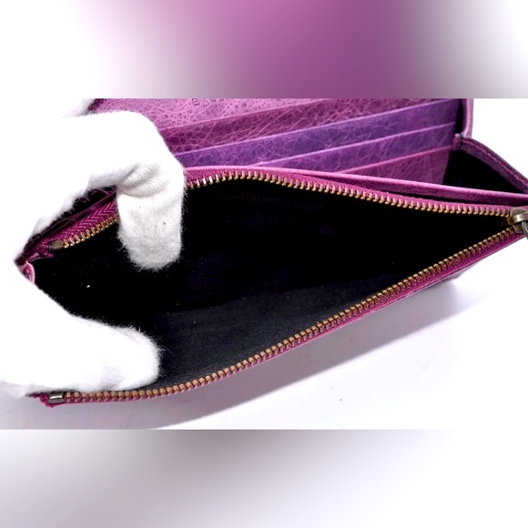 BALENCIAGA LING WALLET PINK LEATHER - Picture 4 of 7